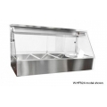 Woodson W.HFS22 2 Module straight glass hot food display - Including Pans